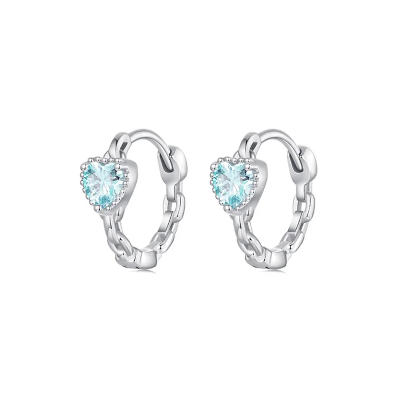(image for) PANDORA Style Heart of the Sea Earrings - BSE1099 - Product Image