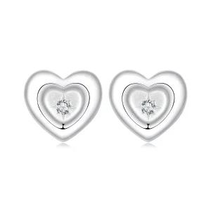 (image for) PANDORA Style Heart Starburst Earrings - BSE1045