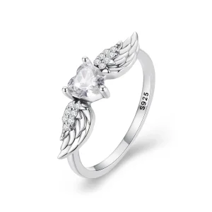 (image for) PANDORA Style Heart Wings Ring - SCR874-6WH