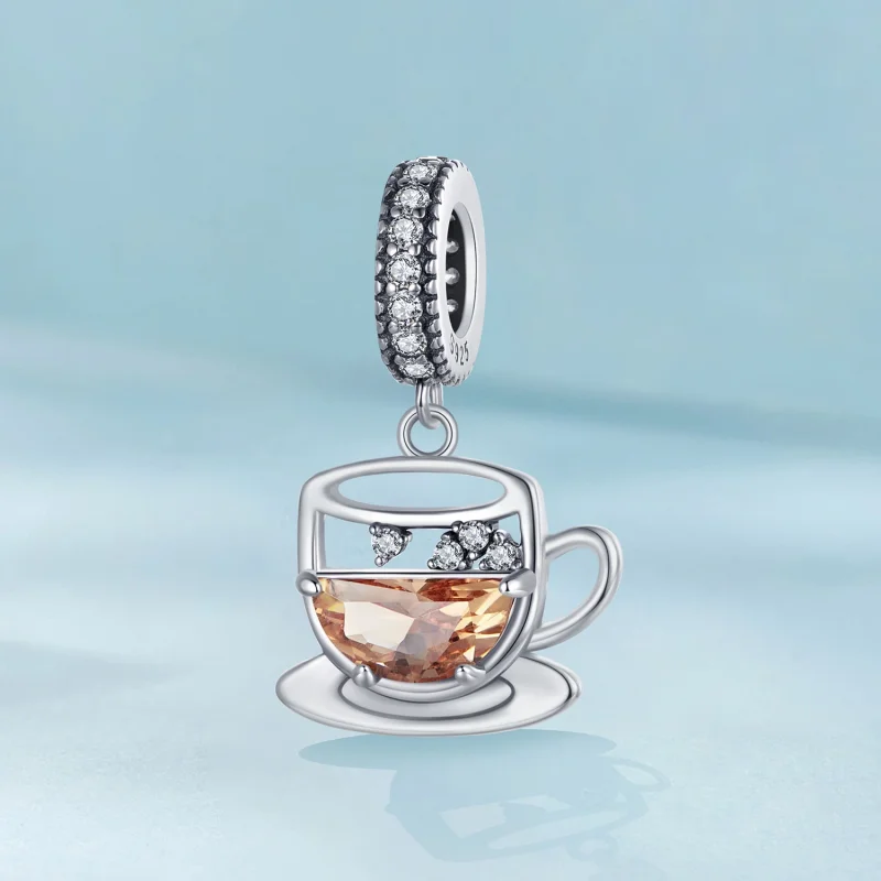 (image for) PANDORA Style Interesting coffee pendant - SCC2842 - View 2