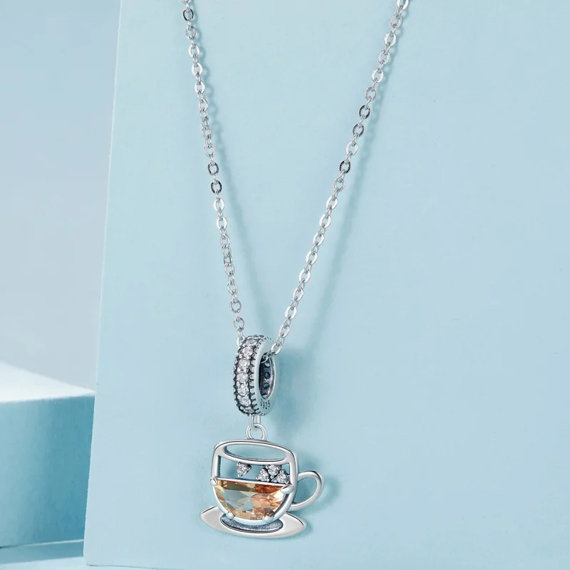 (image for) PANDORA Style Interesting coffee pendant - SCC2842 - View 3