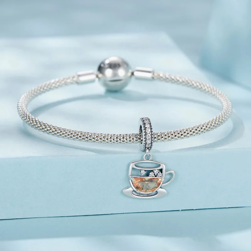 (image for) PANDORA Style Interesting coffee pendant - SCC2842 - View 4