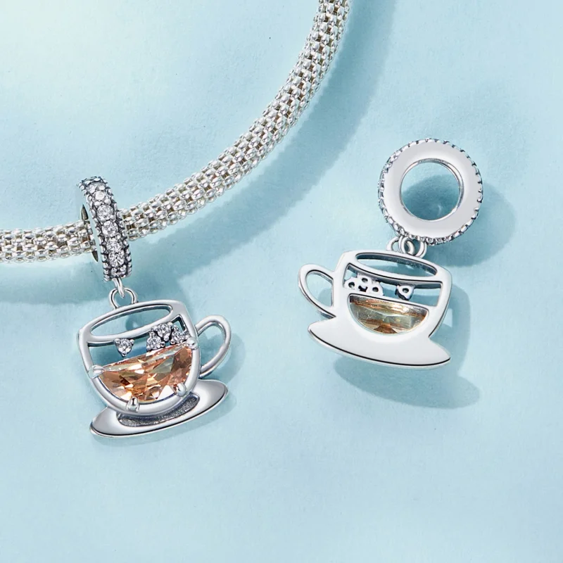 (image for) PANDORA Style Interesting coffee pendant - SCC2842 - View 5