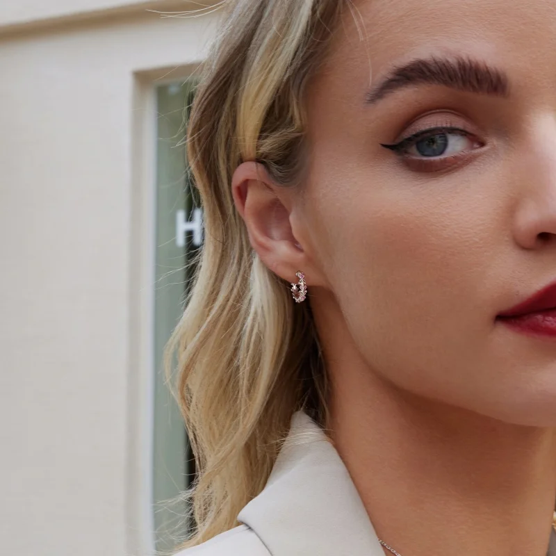 (image for) PANDORA Style Iris earrings - BSE1046 - View 7