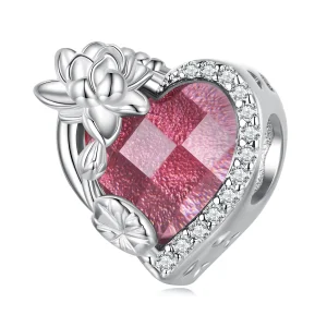 (image for) PANDORA Style July birthstone heart charm - BSC660-7