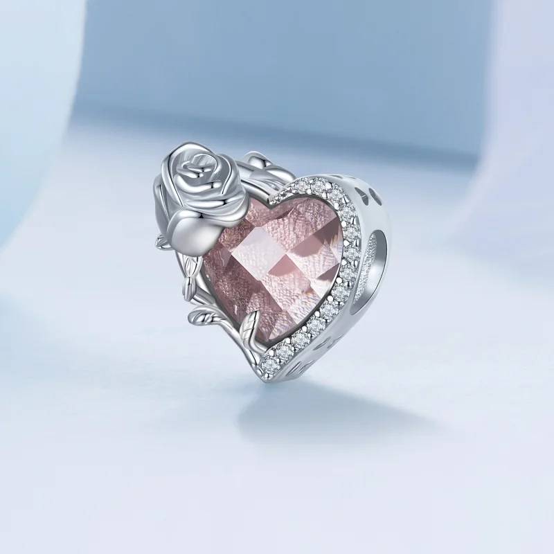 (image for) PANDORA Style June birthstone heart charm - BSC660-6 - View 2
