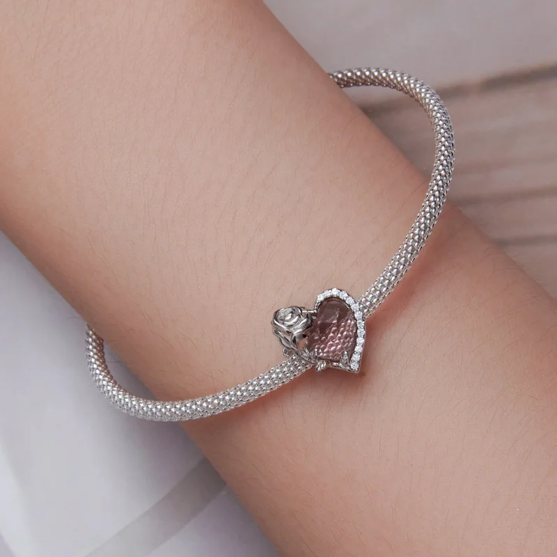(image for) PANDORA Style June birthstone heart charm - BSC660-6 - View 6