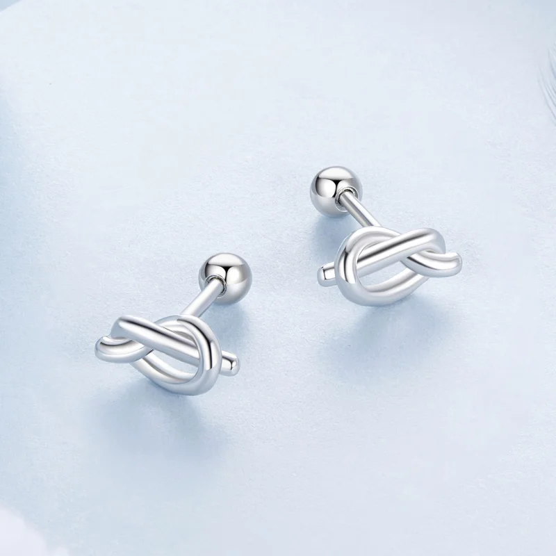 (image for) PANDORA Style Knot earrings - BSE1051 - View 3