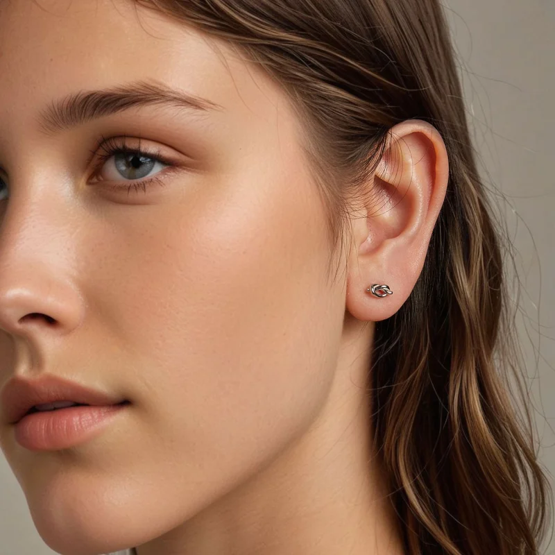 (image for) PANDORA Style Knot earrings - BSE1051 - View 7