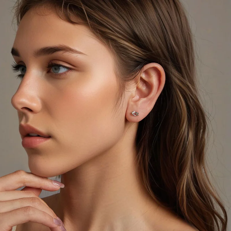 (image for) PANDORA Style Knot earrings - BSE1051 - View 8