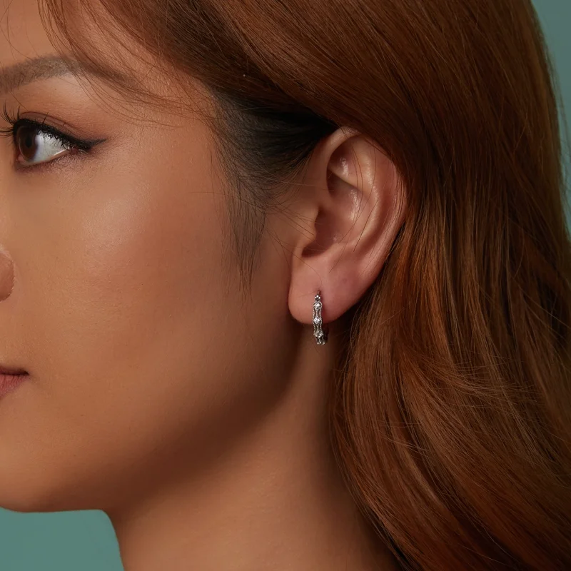 (image for) PANDORA Style Lace earrings - BSE1101 - View 8