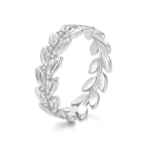 (image for) Pandora Style Leaf Ring - BSR600