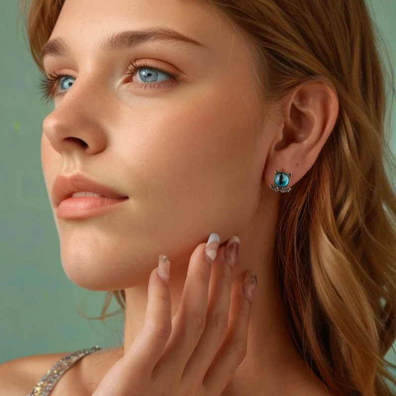 (image for) PANDORA Style Little devil earrings - BSE1091 - View 8