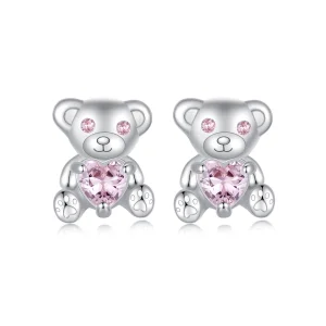 (image for) PANDORA Style Love Bear Earrings - SCE1774