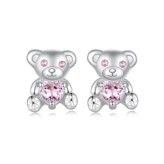 (image for) PANDORA Style Love Bear Earrings - SCE1774