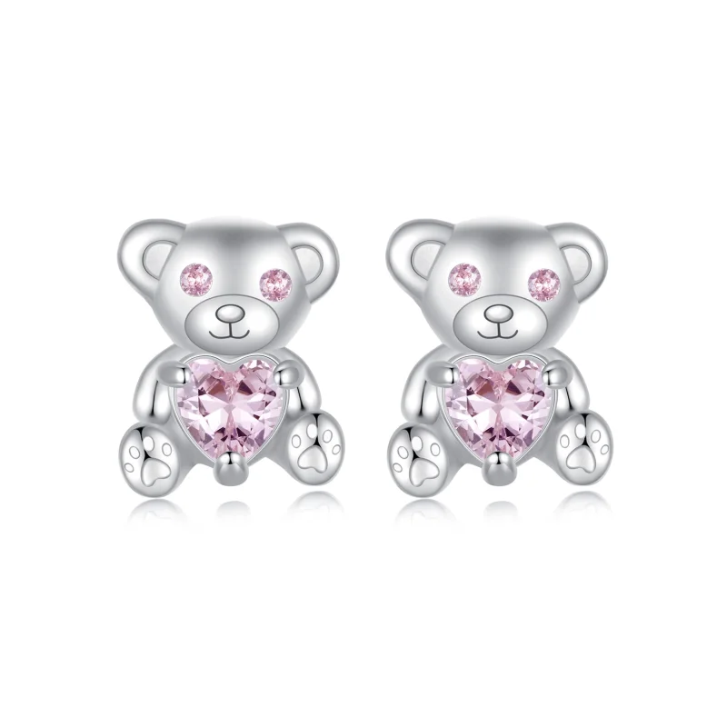 (image for) PANDORA Style Love Bear Earrings - SCE1774 - Product Image
