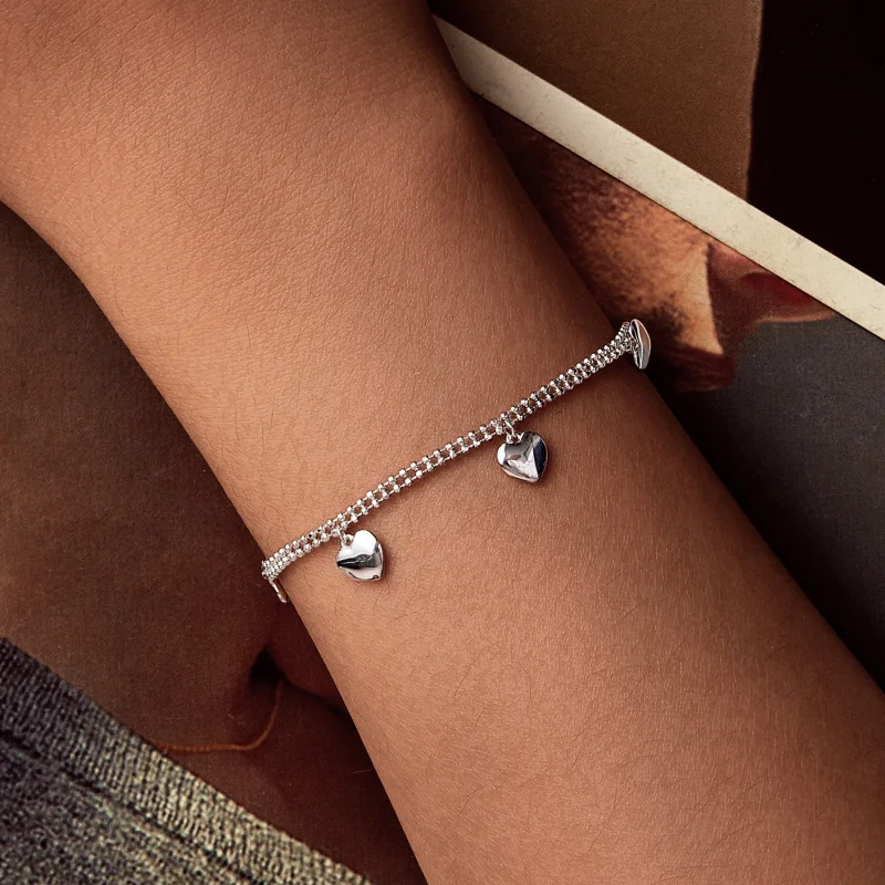 (image for) PANDORA Style Love double layer beads bracelet - BSB190 - View 5