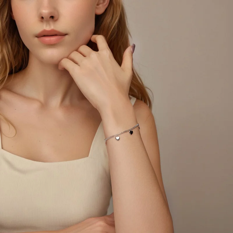 (image for) PANDORA Style Love double layer beads bracelet - BSB190 - View 8