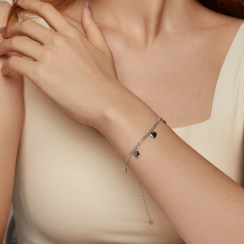 (image for) PANDORA Style Love double layer beads bracelet - BSB190 - View 9