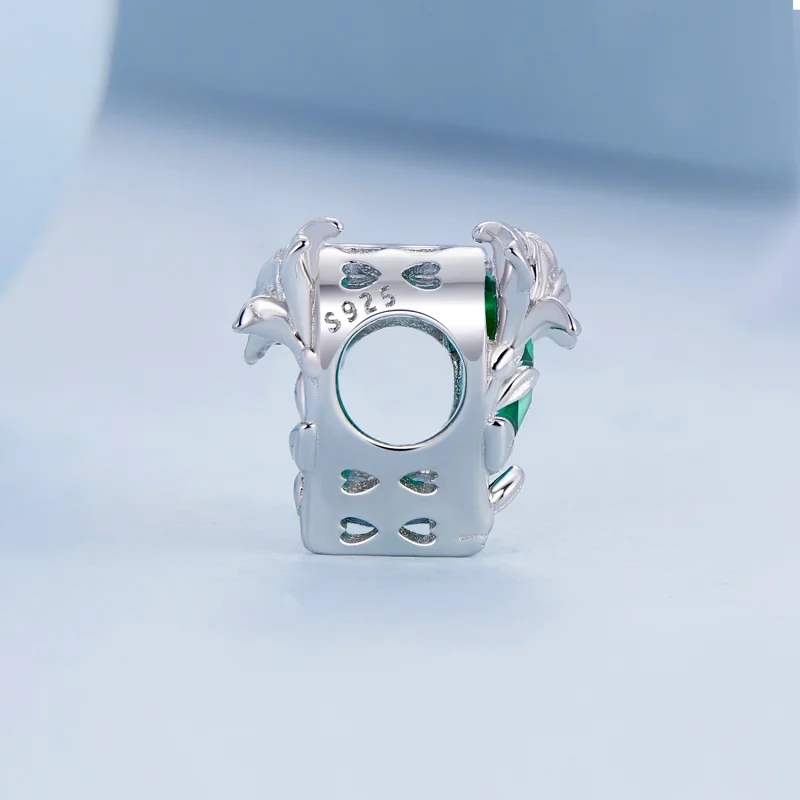 (image for) PANDORA Style May birthstone heart charm - BSC660-5 - View 3