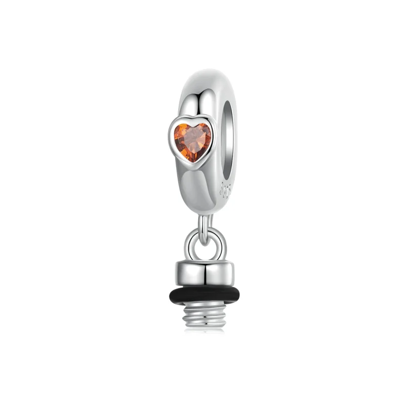 (image for) PANDORA Style Memorial Rose Red Heart Dangle - BSC1058-RD - View 6