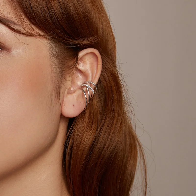 (image for) PANDORA Style Multi-layered ear cuff - BSE1063 - View 10