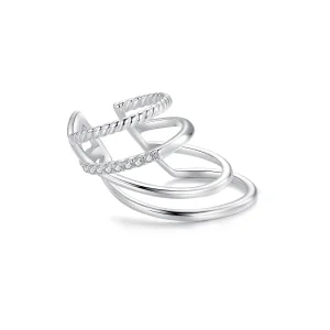 (image for) PANDORA Style Multi-layered ear cuff - BSE1063