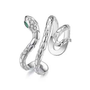 (image for) PANDORA Style Multi-loop snake Open Ring - YIR245-E