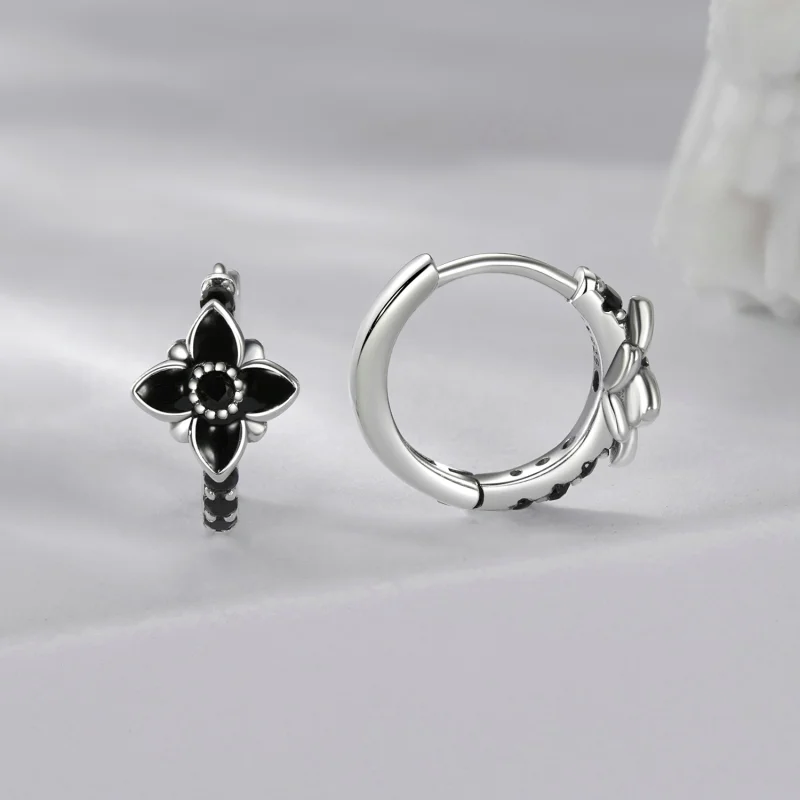 (image for) PANDORA Style Night Flower Earrings - SCE1801 - View 2