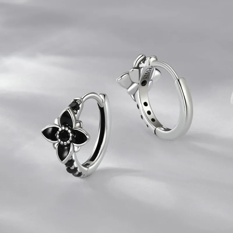 (image for) PANDORA Style Night Flower Earrings - SCE1801 - View 3