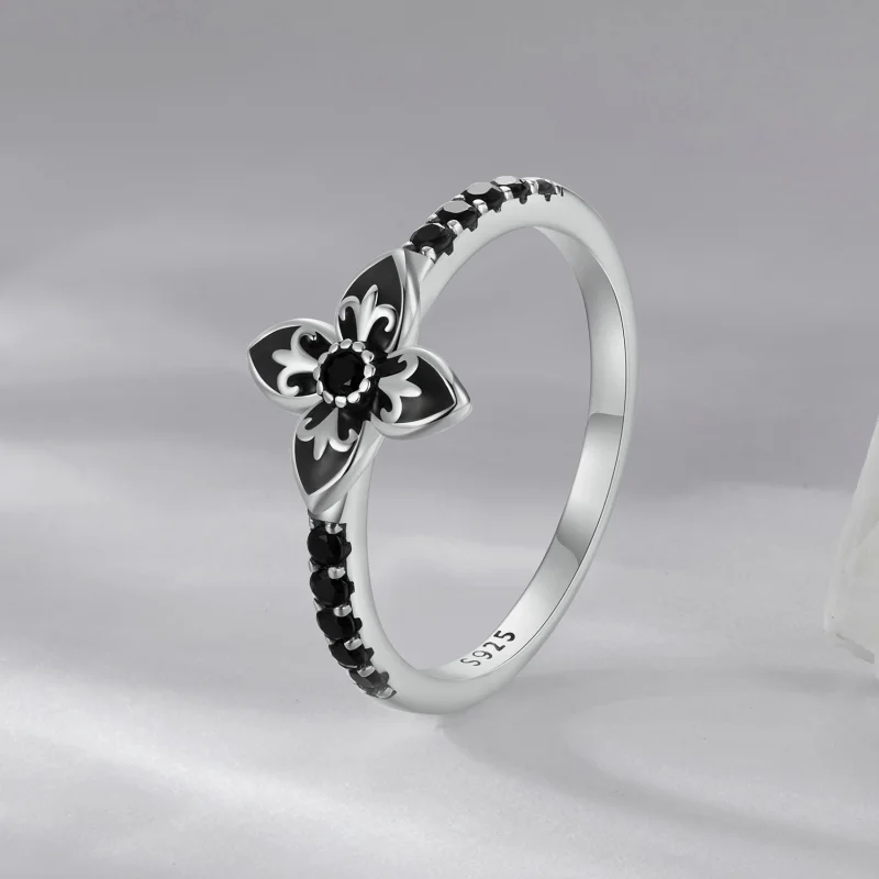 (image for) PANDORA Style Night Flower Ring - SCR1075 - View 2