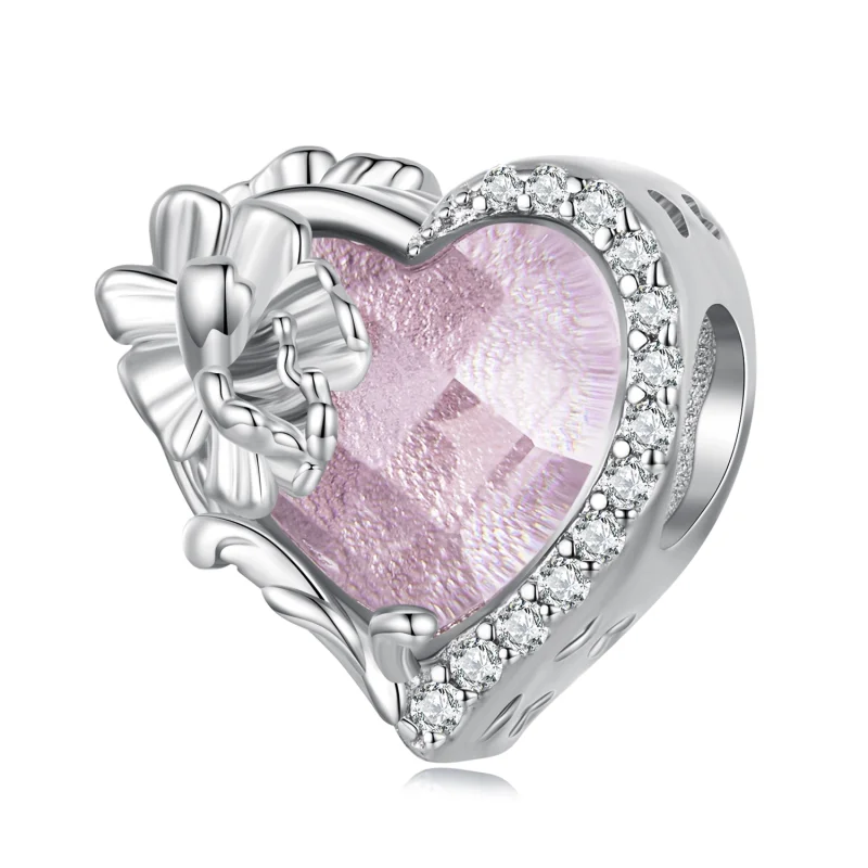 (image for) PANDORA Style October birthstone heart charm - BSC660-10 - Product Image