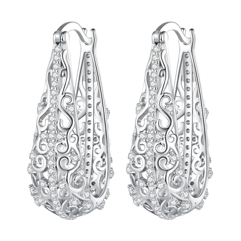 (image for) PANDORA Style Patterned earrings - BSE753 - Product Image