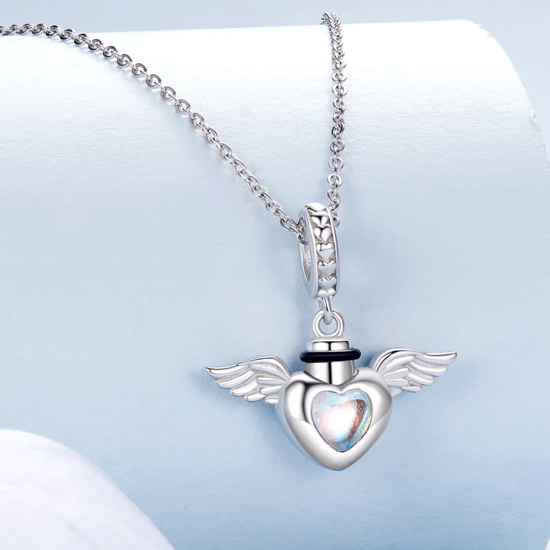 (image for) PANDORA Style Pet urn memorial box pendant - BSC1036 - View 2