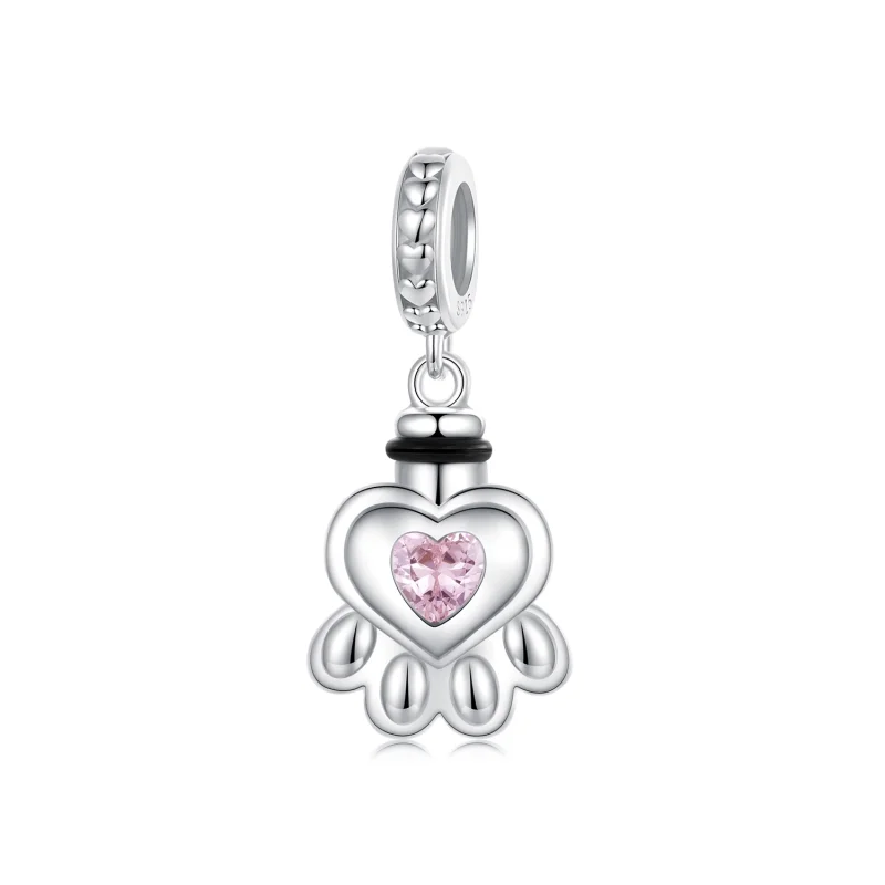 (image for) PANDORA Style Pet urn memorial box pendant - BSC1037 - Product Image
