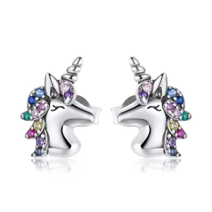 (image for) PANDORA Style Pointed Pony Stud - BSE496