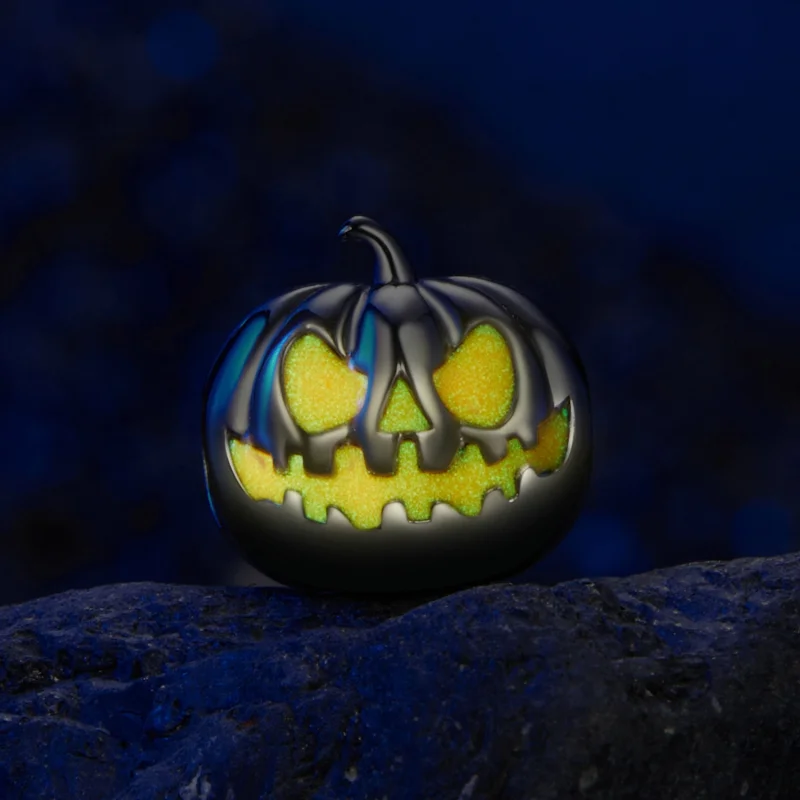(image for) PANDORA Style Pumpkin Lantern Beads - SCC2899 - View 3