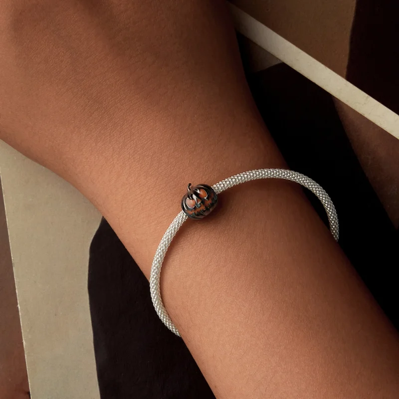 (image for) PANDORA Style Pumpkin Lantern Beads - SCC2899 - View 7