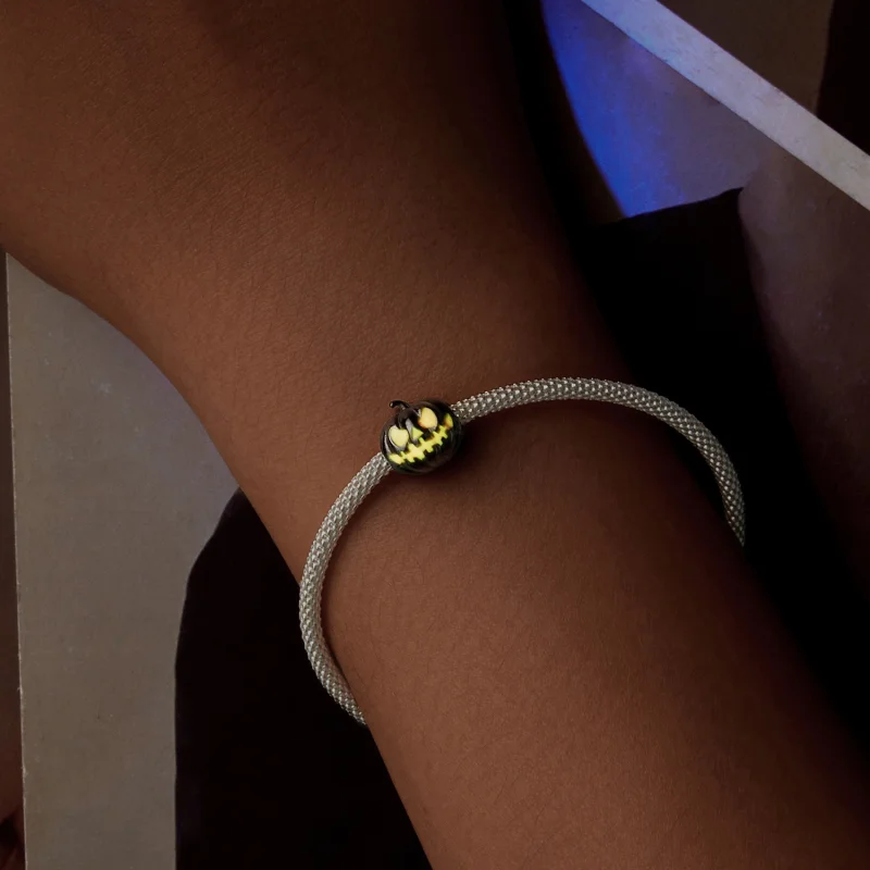 (image for) PANDORA Style Pumpkin Lantern Beads - SCC2899 - View 8