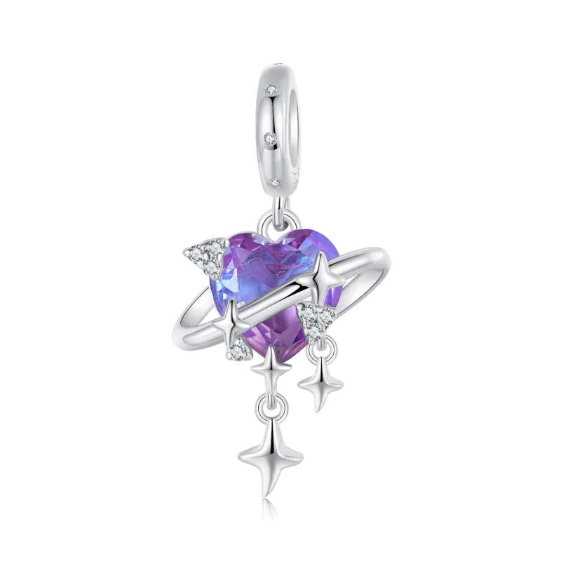 (image for) PANDORA Style Purple and pink gradient starry sky pendant - SCC2825 - Product Image