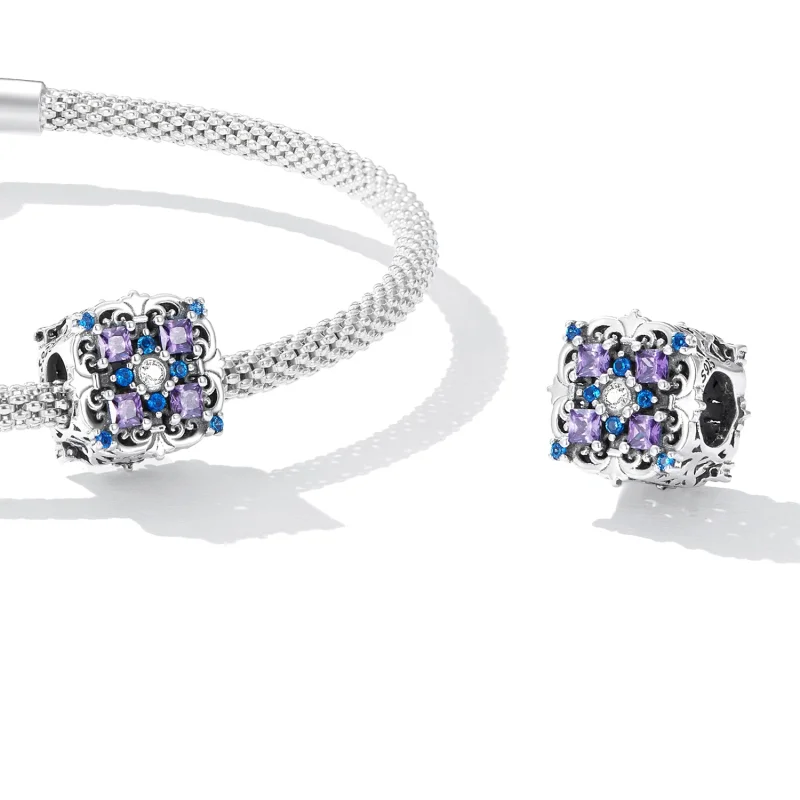 (image for) PANDORA Style Retro pattern beads - BSC618 - View 4