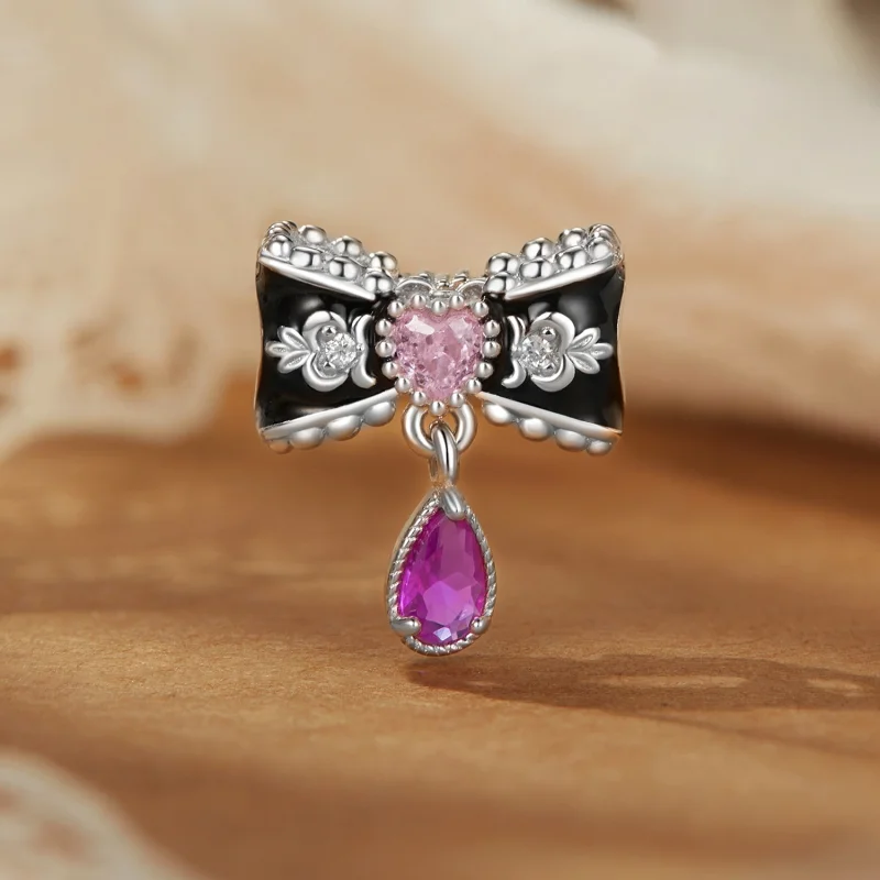 (image for) PANDORA Style Romantic Bow Beads - BSC1055 - View 2