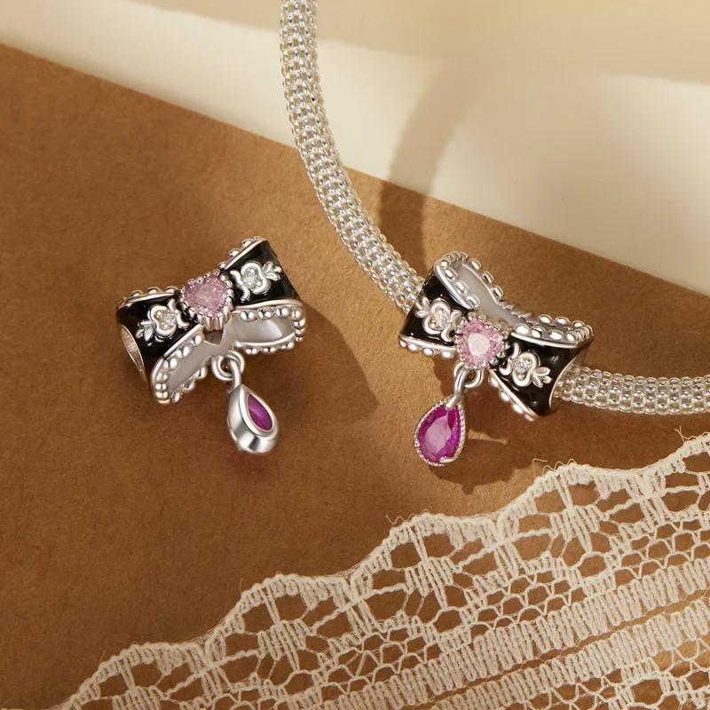 (image for) PANDORA Style Romantic Bow Beads - BSC1055 - View 5