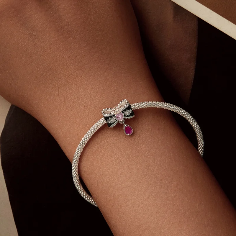 (image for) PANDORA Style Romantic Bow Beads - BSC1055 - View 6