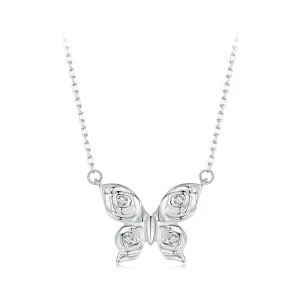 (image for) PANDORA Style Rose Butterfly Necklace - BSN396