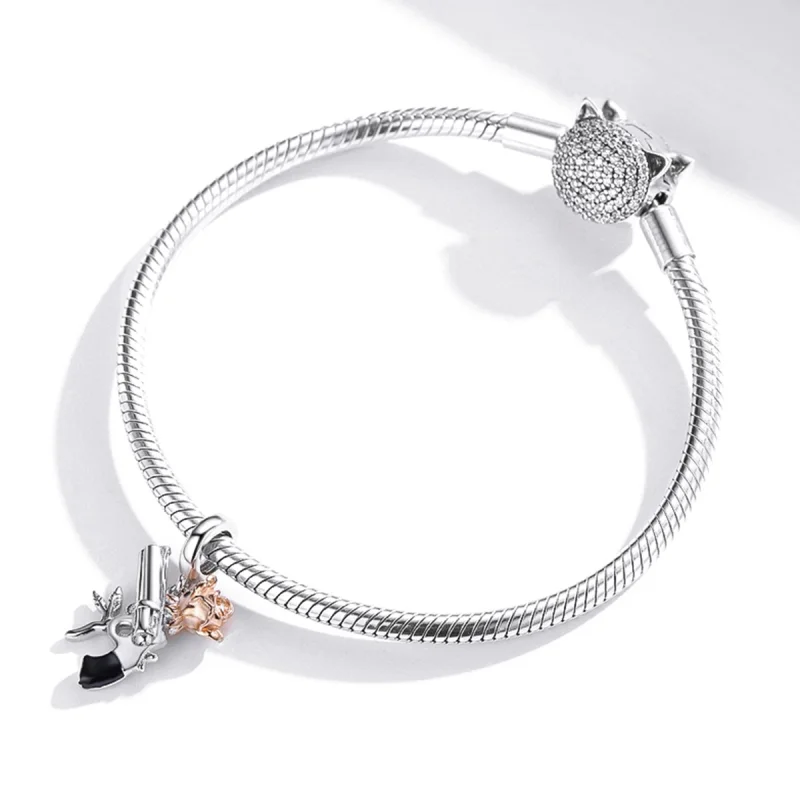 (image for) PANDORA Style Rose Pistol Dangle - BSC470 - View 5