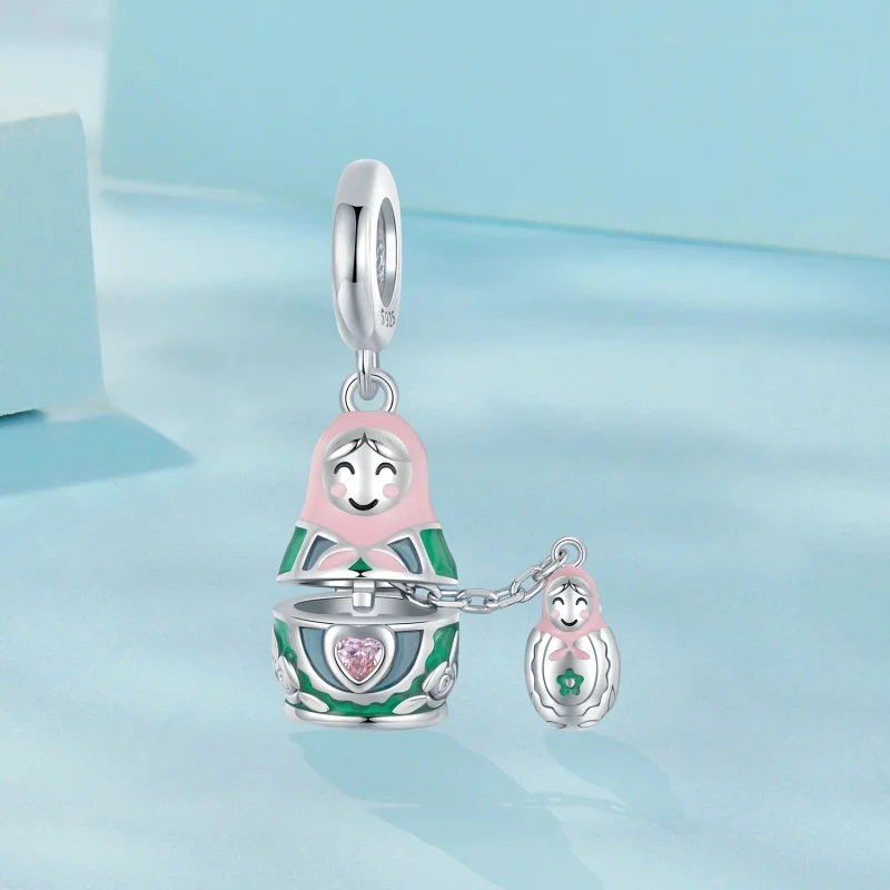 (image for) PANDORA Style Russian Doll Pendant - SCC2901 - View 2