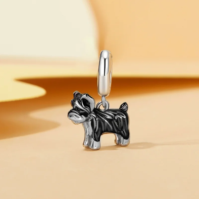 (image for) PANDORA Style Schnauzer Pendant - SCC2835 - View 2
