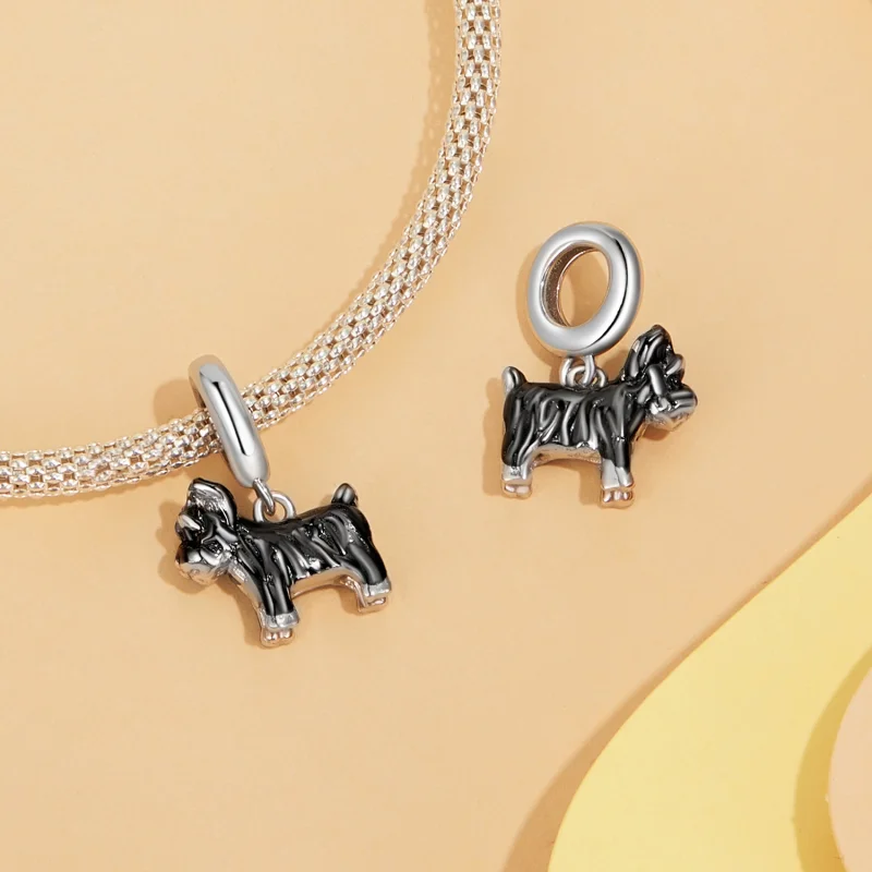 (image for) PANDORA Style Schnauzer Pendant - SCC2835 - View 4