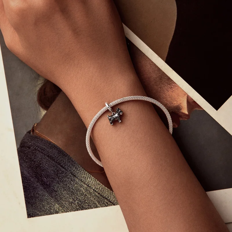 (image for) PANDORA Style Schnauzer Pendant - SCC2835 - View 5